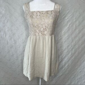 ! Cooperative Women's Cocktail Dress, Cream.